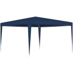 Chic anti - uv tonnelle de jardin tente de r�ception 4x4 m bleu fr8647