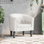 Chic fauteuil salon moderne fauteuil cabriolet blanc similicuir design7987 Chic fauteuil salon moderne fauteuil cabriolet blanc similicuir design7987