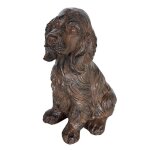 Chien cocker statue décoration extérieure de jardin de 37cm Chien cocker statue décoration extérieure de jardin de 37cm
