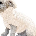 Chien pull gilet manteau chaud tricot laine hiver pour petits moyens grands chiens confortable