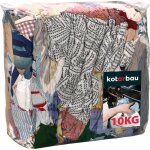 Chiffons en coton linge de lit pour atelier - 10 kg - chiffons de nettoyage industriels - kotarbau
