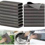 Chiffons microfibre magiques sans traces lot de 8 lavettes paisses rutilisables pour vitres miroirs voitures ... Chiffons microfibre magiques sans traces lot de 8 lavettes paisses rutilisables pour vitres miroirs voitures ...