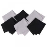 Chiffons de nettoyage en microfibre chiffon de nettoyage pour lunettes 6 pices