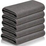 Chiffon vitre sans trace professionnel 5 pices chiffon de nettoyage en microfibre rutilisable pour ...