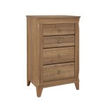 Chiffonnier 4 tiroirs petits - meubles - raya - 72 x 47 x 116cm - bois