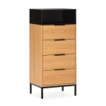 Chiffonnier nieve 4 tiroirs couleur chne