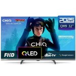 Chiq tlvision l32qm9g 32 pouces (80 cm) fhd smart tlviseur qled tv hdr10 google tv