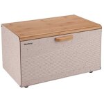 Bote  pain - klausberg - kb - 7465 - acier inoxydable - bois clair - design moderne