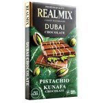 Realmix chocolat au lait de duba uae vritable chocolat duba avec pistaches et remplissage kunafa fabriqu ...