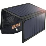 Chargeur solaire - choetech - pliable 19w - 2 sorties usb - compact - durable