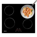 Ciarra awbih4 - d plaque induction 4 foyers 59cm 6000w table de cuisson encastrable touche sensitive ...