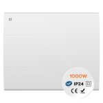 Ciarra radiateur Électrique fixé inertie sèche céramique 1000w chauffage mural 4 modes programmes personnalisé ... Ciarra radiateur Électrique fixé inertie sèche céramique 1000w chauffage mural 4 modes programmes personnalisé ...