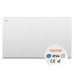 Ciarra radiateur Électrique fixé inertie sèche céramique 1500w chauffage mural 4 modes programmes personnalisé ... Ciarra radiateur Électrique fixé inertie sèche céramique 1500w chauffage mural 4 modes programmes personnalisé ...