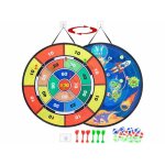 Cible double face  scratch pliable  72 cm
