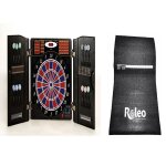 Cible de flchettes lectriques karella cb 90 + tapis de flchettes roleo avec ligne de lancer