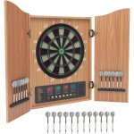 Cible flechette jeu de flechette electronique avec armoire 27 jeux 243 variantes jusqu?à 16 joueurs affichage ... Cible flechette jeu de flechette electronique avec armoire 27 jeux 243 variantes jusqu?à 16 joueurs affichage ...