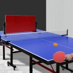 Planche de rebond - cible - entranement tennis de table - rouge - bois massif - 66x33cm