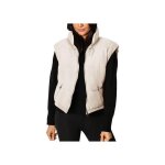 Cicy bell doudoune femme avec manches amovibles blanche m