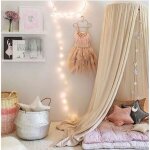 Ciel de lit enfant baldaquin rideaux de lit tente de jeu intrieur dcoration chambre princesse moustiquaire(k ...
