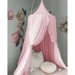 Ciel de lit enfant dcoration de chambre denfant en forme de dme en coton moustiquaire princesse jeux ...