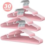 Cintres lot de 30 cintres pour enfants - vtements pour bbs et tout - petits (1 pice) peu encombrants ...