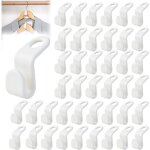 Cintre 50 pièces ceintre blanc connecteur 4. 5 * 1. 8cm cintres plastique cintre gain de place pour garde ... Cintre 50 pièces ceintre blanc connecteur 4. 5 * 1. 8cm cintres plastique cintre gain de place pour garde ...