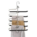 Cintres pour pantalons gain de place robustes magiques pour pantalons jeans rembourrés en mousse antidérapante ... Cintres pour pantalons gain de place robustes magiques pour pantalons jeans rembourrés en mousse antidérapante ...