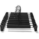 Cintre avec tagre crochet pivotant 360 pour conomiser de lespace cintre ajustable pince 10 pices noir ... Cintre avec tagre crochet pivotant 360 pour conomiser de lespace cintre ajustable pince 10 pices noir ...