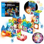 Blocs magn�tiques de construction circuit lumineux 75 pi�ces ? kinderplay (kp2208)