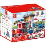 Circuit de train en bois - hape - centre de secours - 55 pi�ces - pour enfants � partir de 3 ans - mixte ...