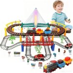 Circuit train electrique marsee 102 pices jouet train jouets ducatifs pour garons filles de 3 ans ...