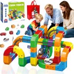 Circuit voiture �lectrique 123pcs piste magn�tique modulable train motoris� usb 360� boucles cr�atif ...