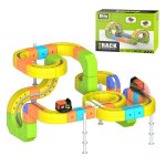 Circuit voiture electrique 167pcs piste l�vitante magn�tique modulable avec looping 360� rampe pont constructi ...