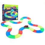 Circuit voiture enfant - 240 pcs lumineux flexible circuits voitures �lectrique - 2 voitures - jouet ...