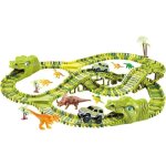 Circuit voiture enfant dinosaure jouet 217 pièces voies de train flexibles piste de course ensemble cadeau ... Circuit voiture enfant dinosaure jouet 217 pièces voies de train flexibles piste de course ensemble cadeau ...