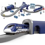 Circuit voiture enfanttrain electrique enfantjeu de piste avec space vehicle - bleu - convient aux enfants ...