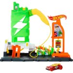 Circuit voiture - hot wheels - super recharge - station - service interactif - Échelle 1 / 64 Circuit voiture - hot wheels - super recharge - station - service interactif - Échelle 1 / 64