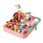 Circuit voiturejouet ducatif montessorri4 voitures incluses