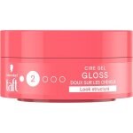 Cire cheveux homme - schwarzkopf - taft - wax gloss - brillance - fixation 2 - 75 ml