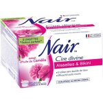 Cire divine aisselles & bikini  lextrait de fleur de camliase retire sans bandespot de 100g + 2 lingettes ...