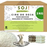 Cire de soja pour bougie moulée et fondant en pastille cire pour bougies sans ogm 100% naturelle et vegan ... Cire de soja pour bougie moulée et fondant en pastille cire pour bougies sans ogm 100% naturelle et vegan ...