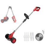 Cisaille a gazon lectrique sans fil 95 - 135cm coupe - gazon tlescopique - onevan - sans batterie