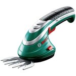 Cisaille  gazon sans fil bosch isio - batterie li - ion 3. 6v - coupe facile de l'herbe