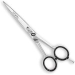 Ciseaux coiffure ciseaux  cheveux en acier inoxydable de 65 pouces pour barbiers professionnels pour ...