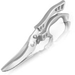 Ciseaux de cuisine robustes en acier inoxydable cisailles  volaille tranchantes de qualit dentele