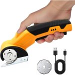 Ciseaux lectriques rechargeables sans fil - ciseaux cranteurs pour couture - cutter lectrique rotatif ...