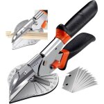 Ciseaux � goulotte multifonction cisaille � onglet � angle 45 - 135 outil de coupe quart de rond