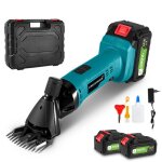 Ciseaux  laine lectriques sans fil ciseaux  mouton - onegreen - 2x 1. 5ah batteries