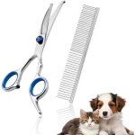 Ciseaux de toilettage pour chiens 1 tondeuse � poils danimaux1 peigne en acieroutils de toilettage pour ...