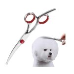 Ciseaux toilettage chienciseaux toilettage chien professionnelciseaux courb�s pour animaux de compagnie ...